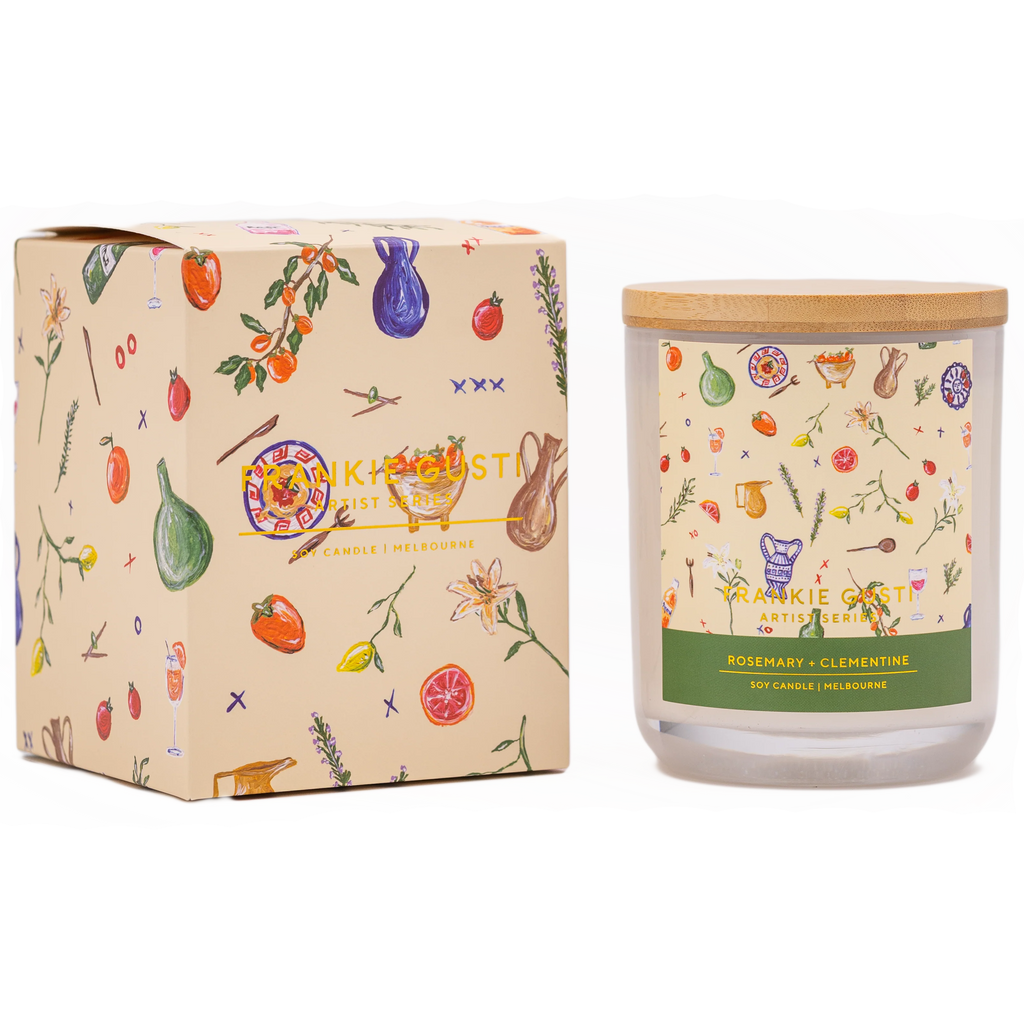 Frankie Gusti Artist Series Candle Rosemary and Clementine