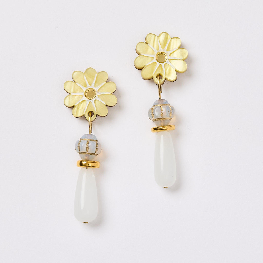 Martha Jean Bea Earrings Yellow
