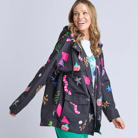 Elm Lifestyle Licorice Galaxy Raincoat