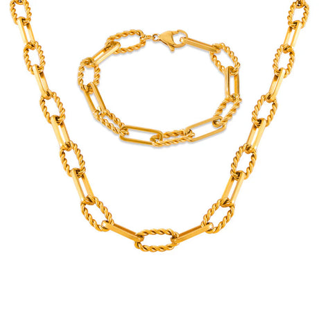 Susan Rose Stainless Steel Open Link Bracelet