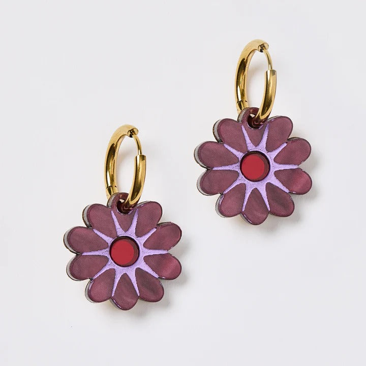Martha Jean Hattie Earrings Mulberry