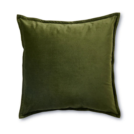 Madras Link Mira Velvet Olive Cushion 50x50cm