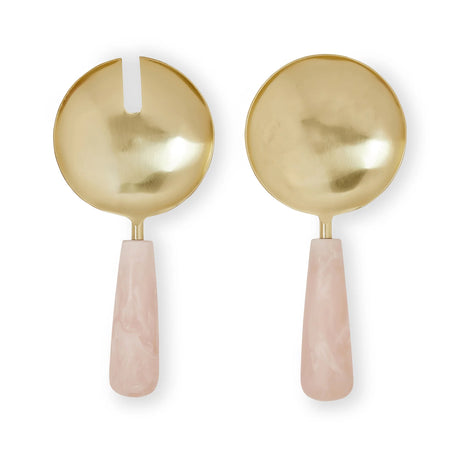 Madras Link Aries Pink/Brass Salad Set