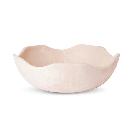 Madras Link Aries Pink Wavy Salad Bowl