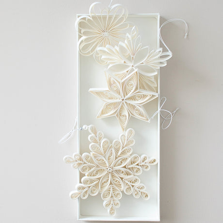 Nordic Rooms Quilling Star Paper Ornaments Set of 3