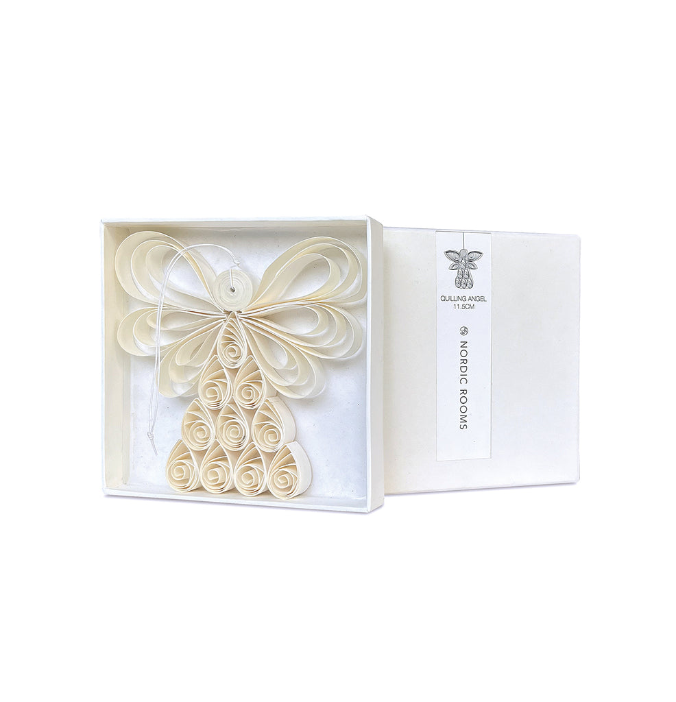 Nordic Rooms Quilling Angel Paper Hanging Ornament