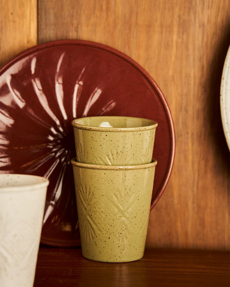 Robert Gordon Latte Cup 2pk Peppercorn - Hardware Lane