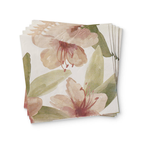 Rhododendron Paper Napkin Set 20Pc