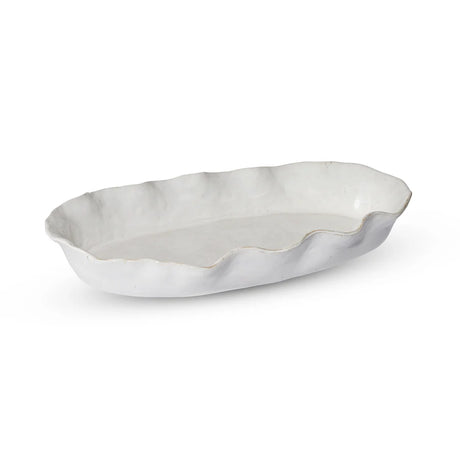 Madras Link Marseille Wavy Natural Oval Dish