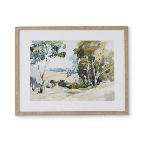 Madras Link Hillside View Framed Print 60x47x2.5cm