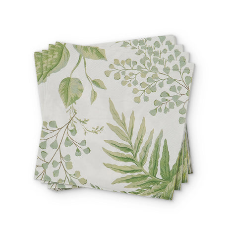 Madras Link Fern Green/Blue Paper Napkin Set