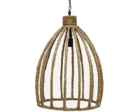 Robert Mark Cage Paper Mache Pendant Light Large