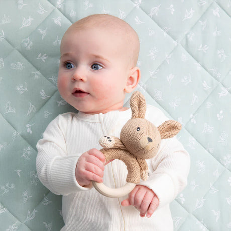 Living Textiles Ring Rattle