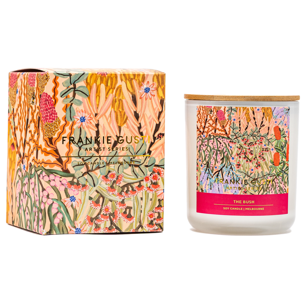 Frankie Gusti Artist Series Candle The Bush - Amy Gibbs