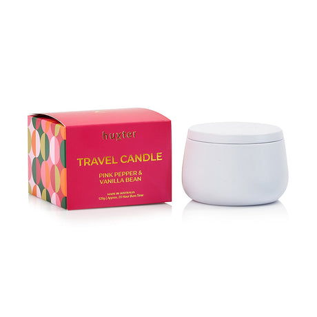 Travel Candle 120gm - Pink Pepper & Vanilla