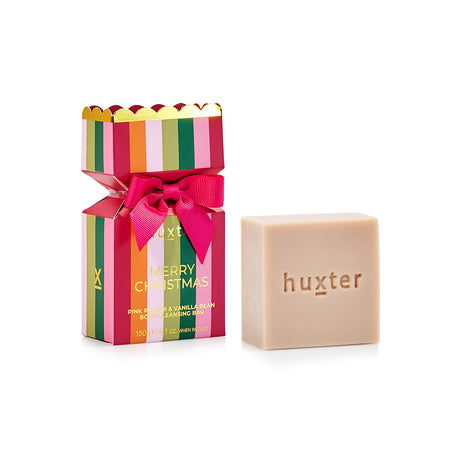 Huxter Body Cleansing Bar Stripes - BonBon - Pink Pepper & Vanilla