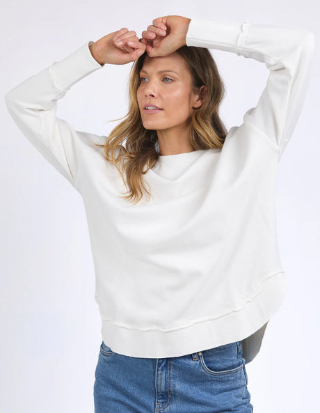 Foxwood Delilah Crew - White