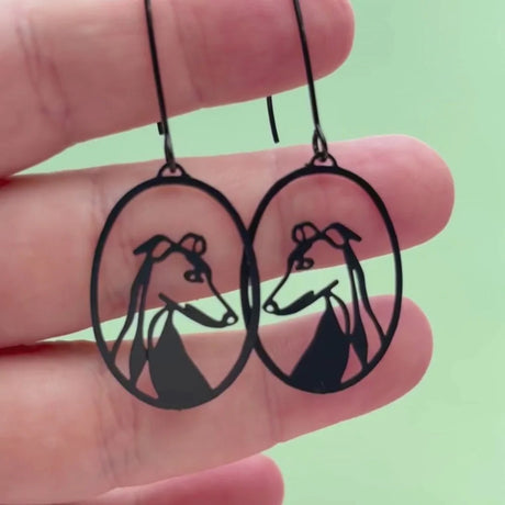 Denz Earrings Mini Greyhound/Iggy