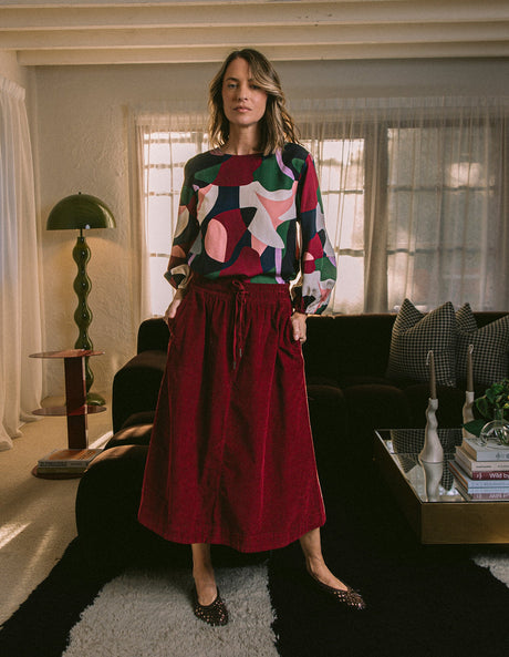 Elm Lifestyle Winnie Cord Skirt