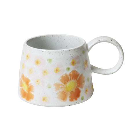 June Large Handled Mug / Flower Garden