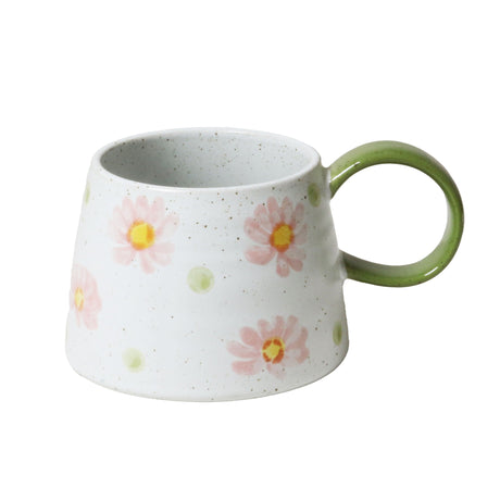 Quinn Large Handled Mug / Flower Garden