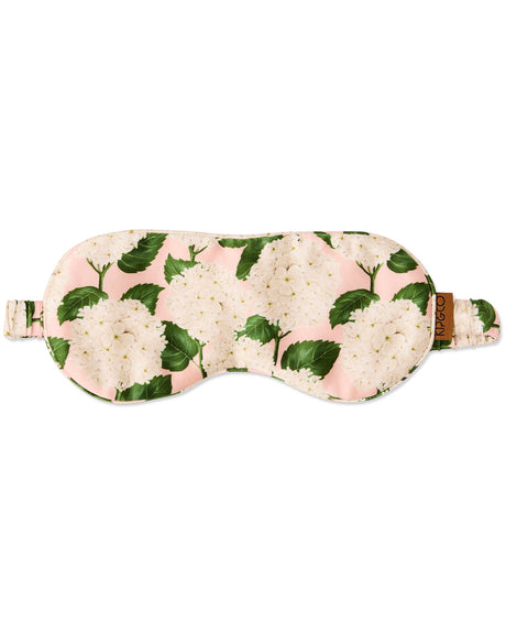 Hydrangea Pink Silk Eye Mask