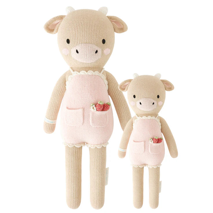Cuddle and Kind Ava the Cow 33cm Powder Pink