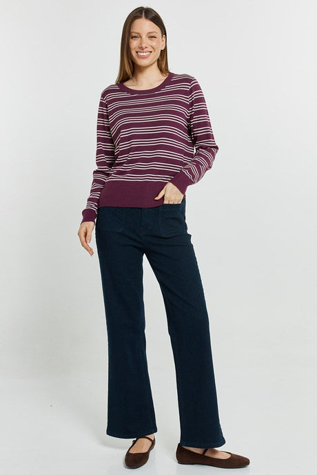 Betty Basics Patch Pocket Jean - Blue Smoke