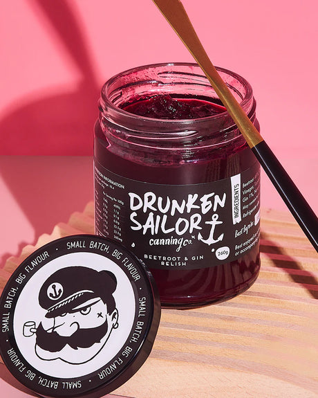Drunken Sailor Beetroot and Gin Relish