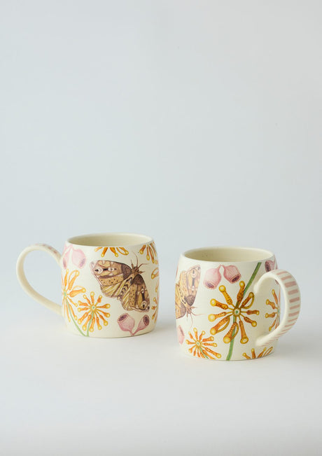 Angus & Celeste Buttermilk Mugs S/2