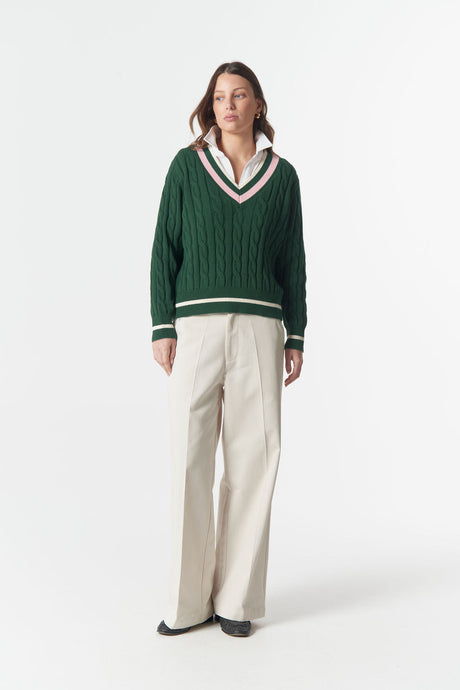 Cloth+Paper+Scissors Cheeky Deep V-Knit