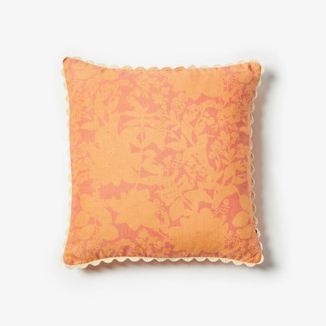 Bonnie and Neil Herb Reverse Pink Peach Cushion 50cm