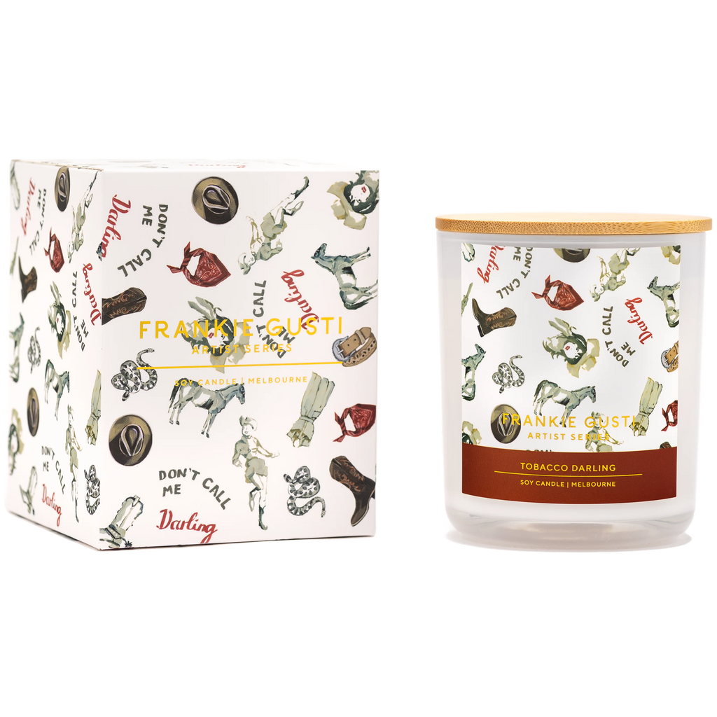 Frankie Gusti Artist Series Candle Olive Leaf & Citrus & Salt