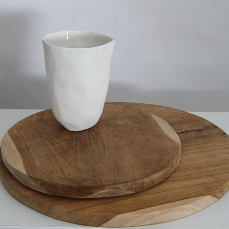 Mediterranean Markets Attic Teak Tray Small 30cm