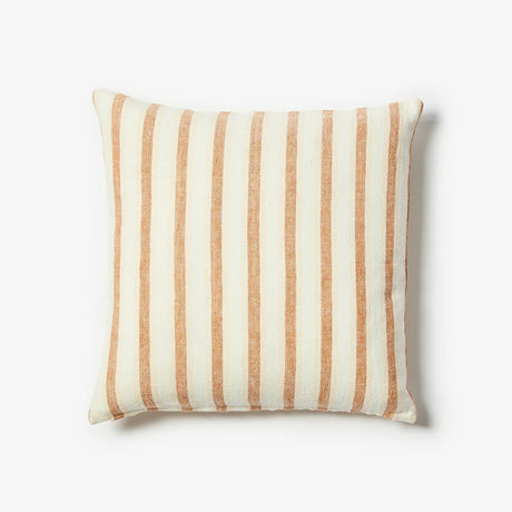 Bonnie and Neil Linear Tan 50cm Linen Cushion