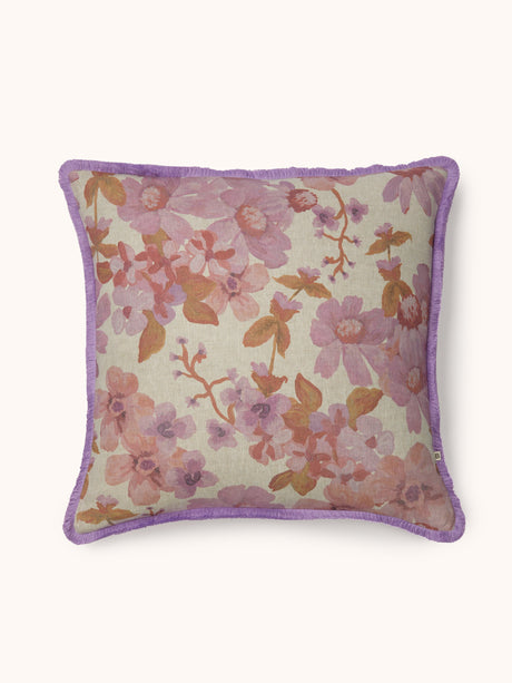 Prairie Lilac 60cm Linen Cushion