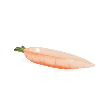 Holly and Ivy Ceramic Carrot Plate