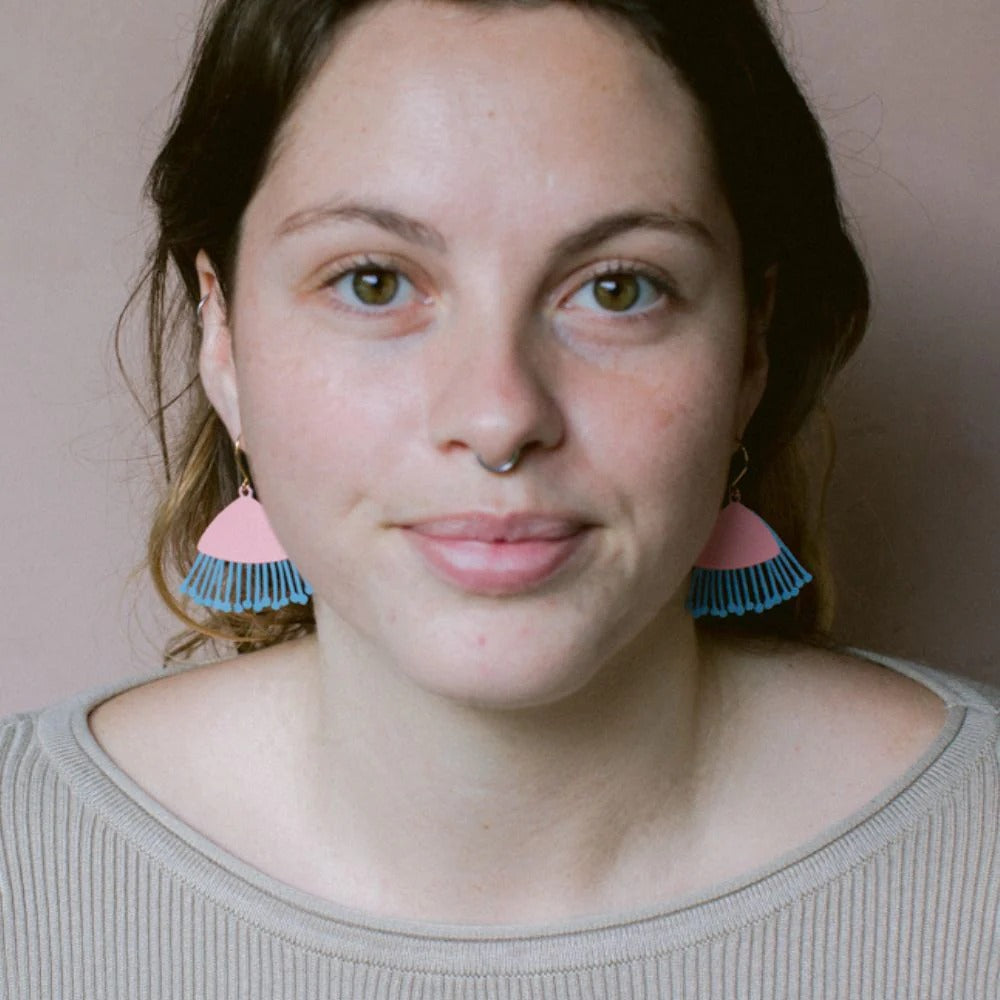 Denz Midi Gum Blossom Earrings