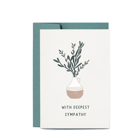 In the Daylight Deepest Sympathy Branches Greeting Card