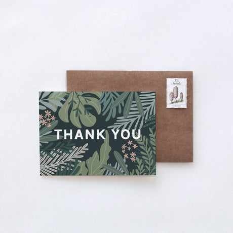 In the Daylight Jungle Thankyou Greeting Card