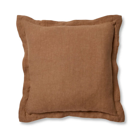 Madras Link Riley Coffee Linen Cushion 55cm