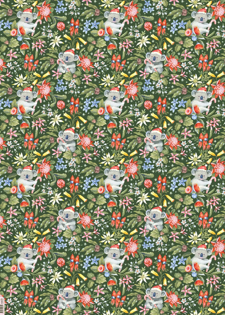 Earth Greetings Earth Greetings - Flat Christmas Wrap