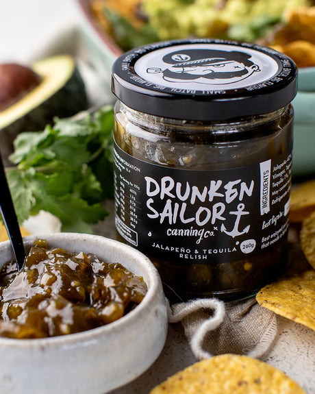 Drunken Sailor Jalapeno and Tequila Relish