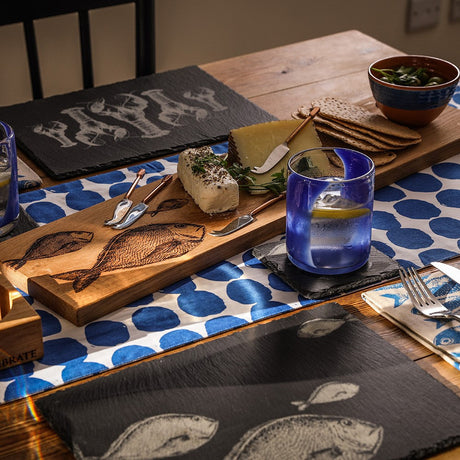 Oak Serving Platter Large - Fish Repeat