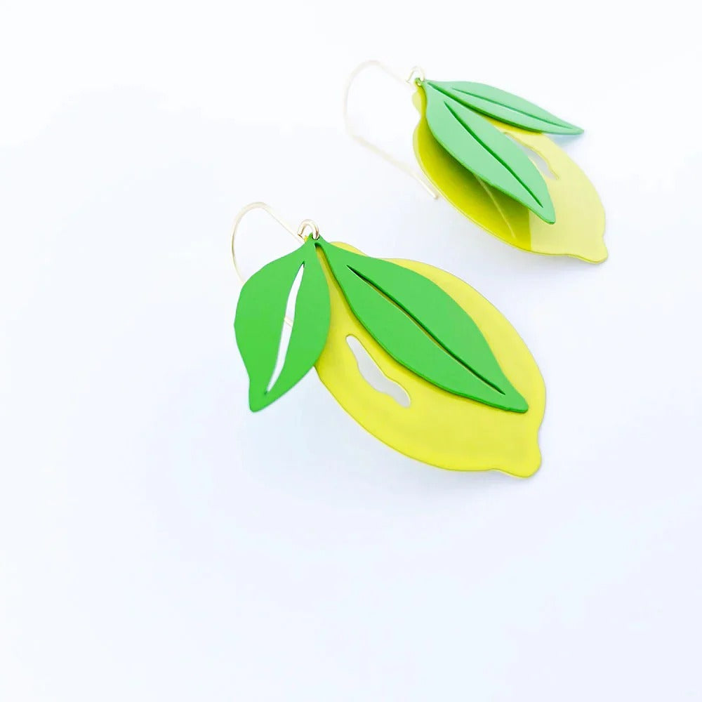 Denz Mini Lemon Dangle Earrings