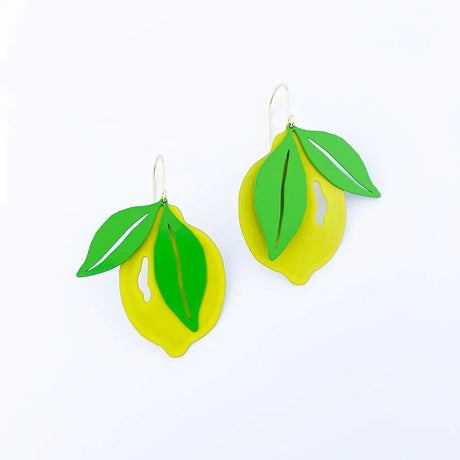 Denz Mini Lemon Dangle Earrings