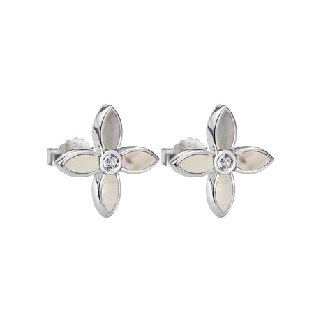 Floral Stud Sterling Silver