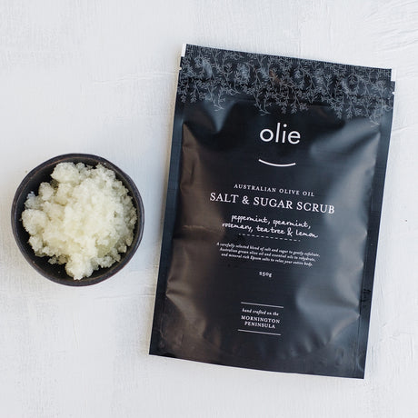 Olieve and Olie Salt and Sugar Scrub 250g