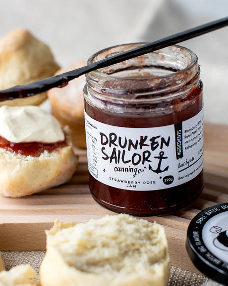 Drunken Sailor Strawberry Rose Jam