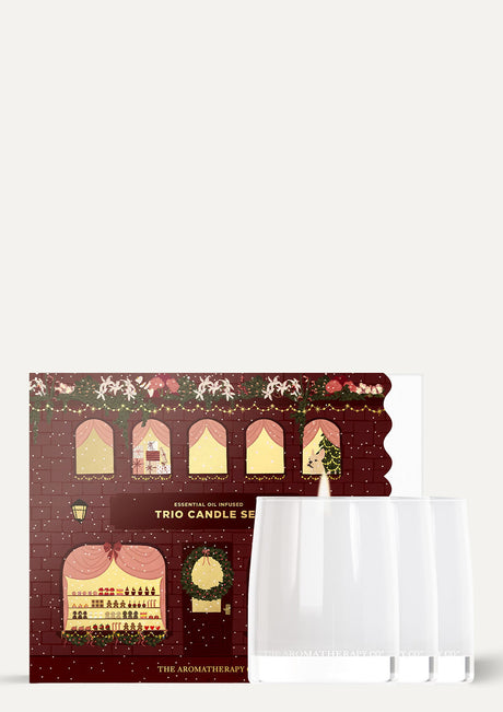 The Aromatherapy Company Therapy Festive Trio Candle Set 3 x 80g